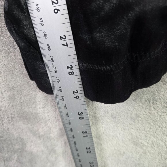 Womens Vintage Lavon Black Two-Piece Tracksuit Set Floral Jacquard Pattern M - Picture 12 of 15